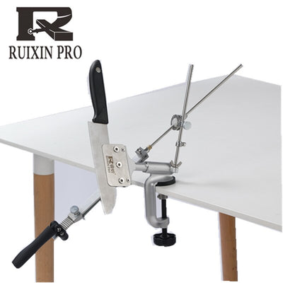 Ruixin pro RX008 Aluminium alloy Knife sharpener system with stones(diamond stones fine stones)
