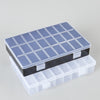 Practical 24 Grids Compartment Plastic Storage  Organizer Container