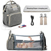 Portable Folding  Multi-Function Large Capacity Baby Backpack Diaper Bag Baby Stroller Organizer Bag