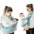 Baby Wrap Newborn Sling Dual Use Breastfeeding Carriers Up To 130 Lbs (0-36M)