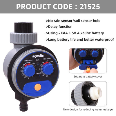 Garden  Water Timer Ball Valve Automatic